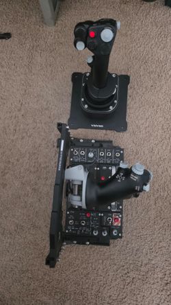 F16 throttle and joystick win wing