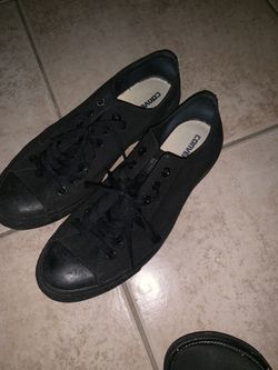 converse black white grey size 10.5