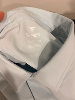 Signature Light Blue Dress Shirt 2XL Chicago Cubs