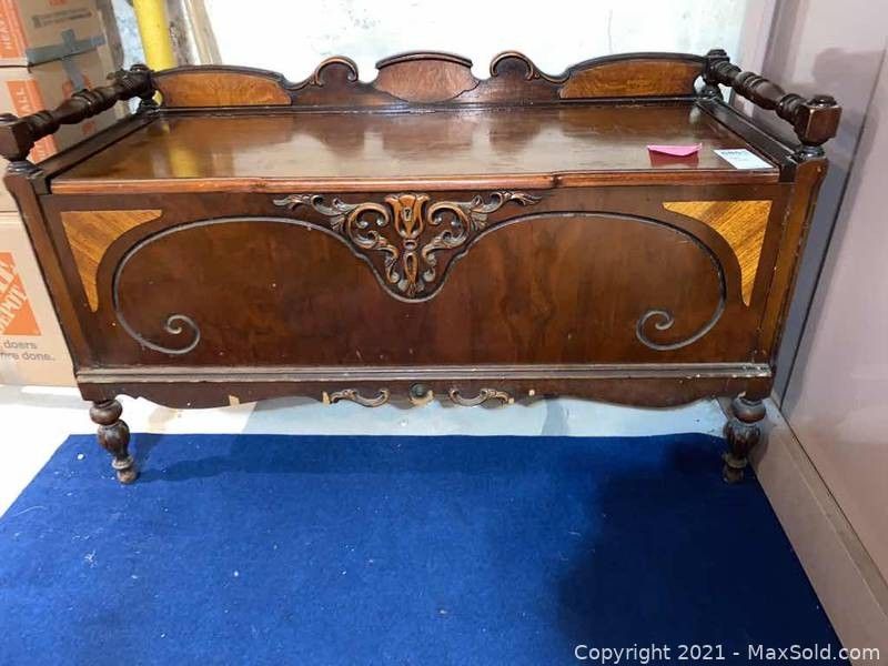 Antique "Cavalier" Hope Chest