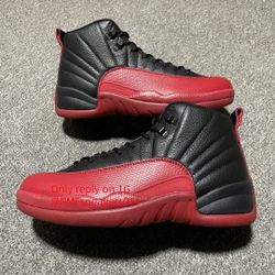 Air Jordan 12  Black Red