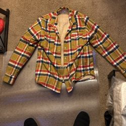 True Religion Sherpa Lined Flannel Jacket Men’s 
