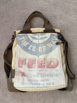SELINA VAUGHAN Canvas Messenger Crossbody Shoulder