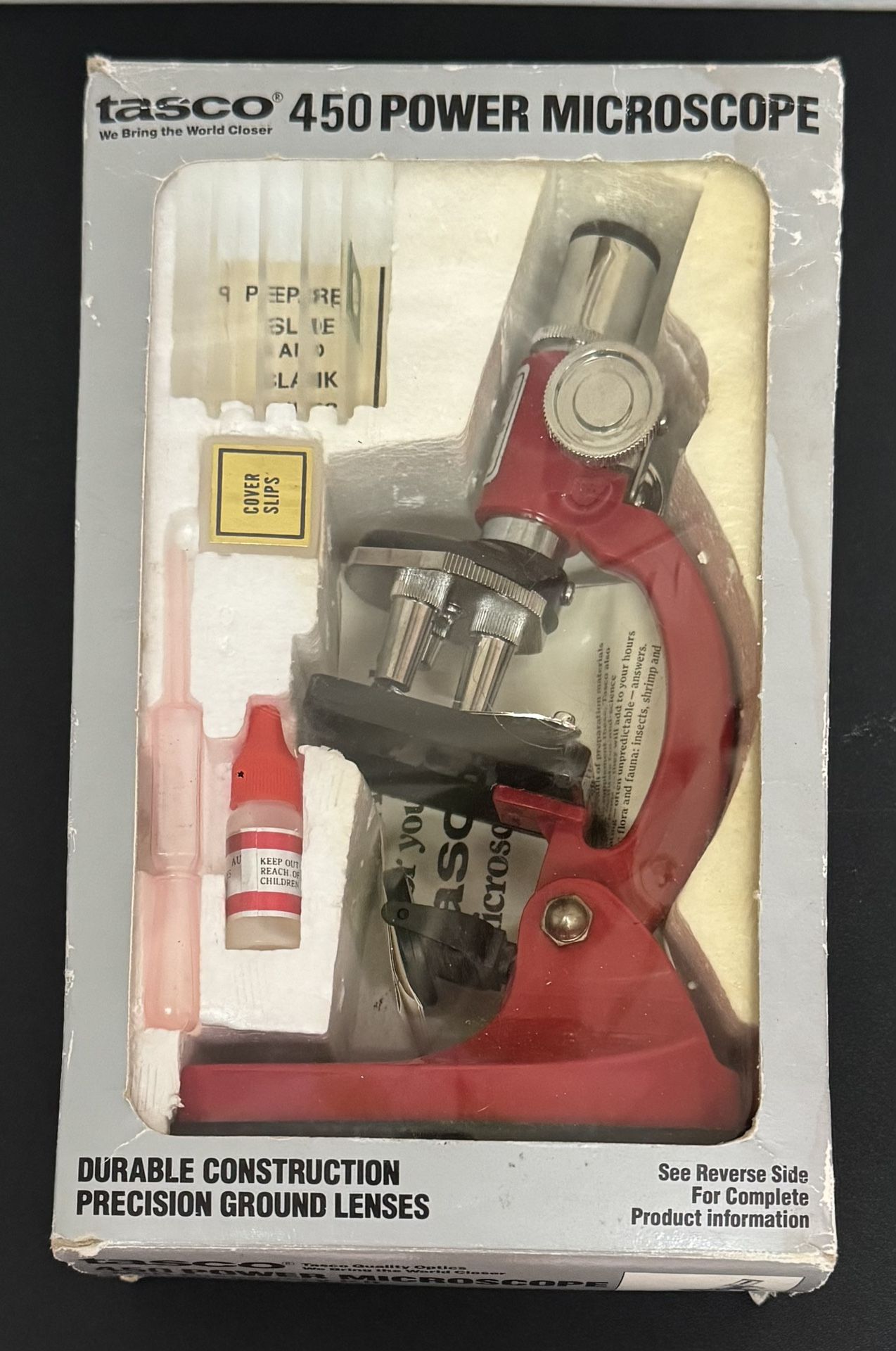 Vintage Tasco Microscope in Box 1988 just $5