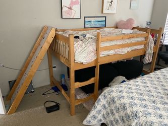 2 Matching Junior Loft Beds Available with Slides