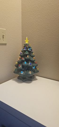 14. In. Ceramic. Christmas Tree