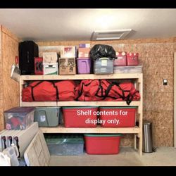 DROP-OFF  w/ Setup Statewide! New, Handbuilt Storage Shelves / Rack for garage, basement, pole barn, buildings, and business. 