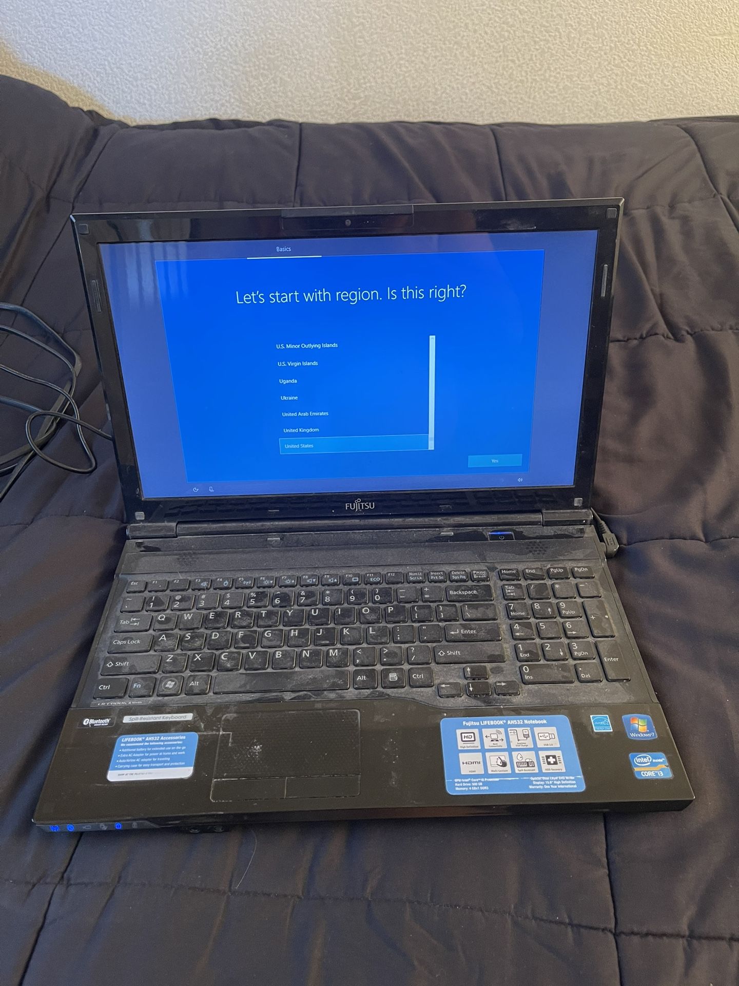 Fujitsu Lifebook AH532 Notebook