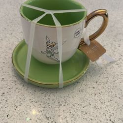 Rae Dunn Tinkerbell Plate and Saucer Collectible
