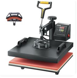 2 in 1 heat press machine shirts/hat NEW