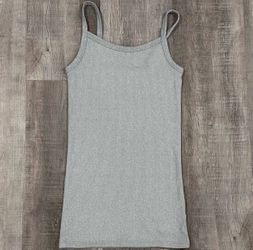 New Women’s XS (1) Heather Gray Ribbed Cami