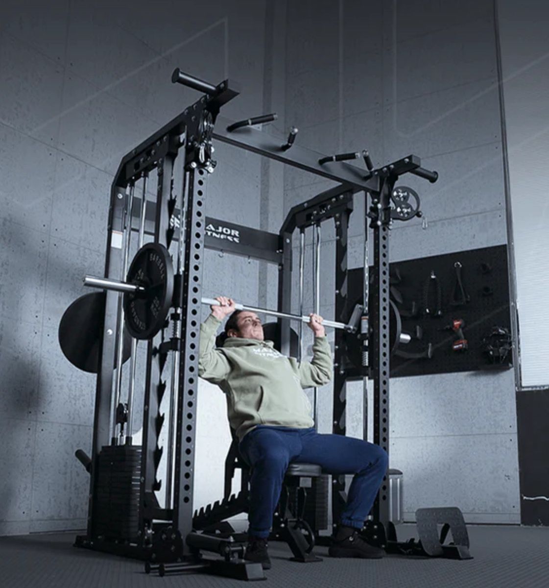 Brand New Squat Rack Smith Machine + Weights + Bench - Free Delivery 