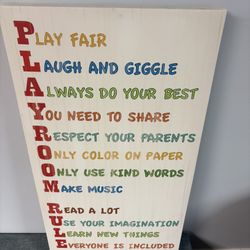 Playroom Wall Art 