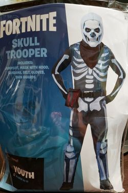 Fortnite Skull Trooper Youth Costume