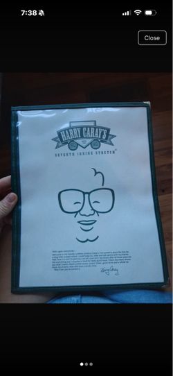 Harry Caray’s Restaurant Menu Seventh Inning Stretch Chicago Cubs