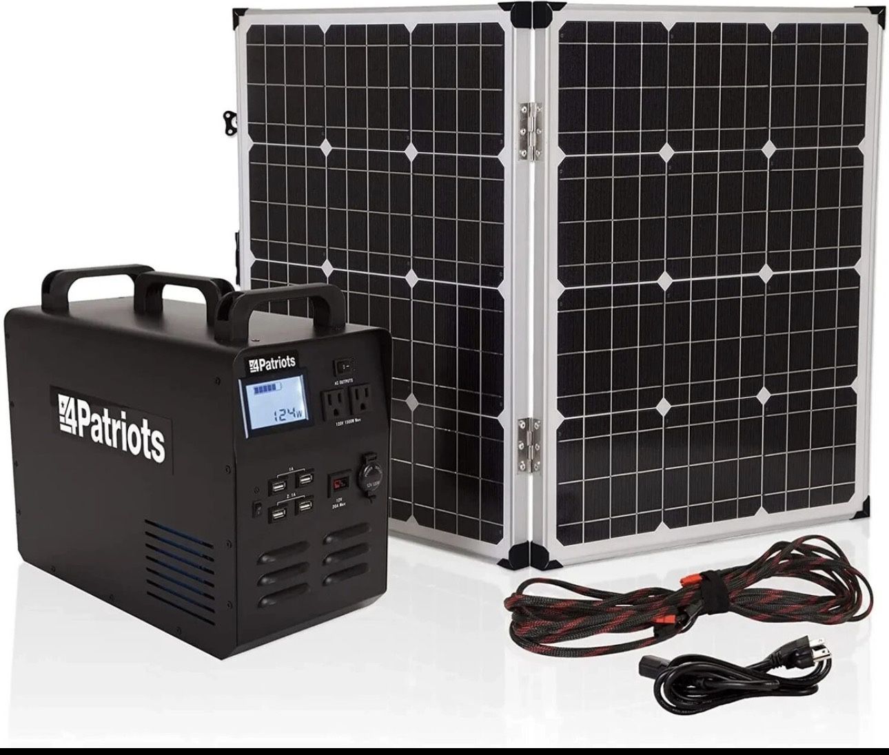 Generator, Solar With 2 Panels