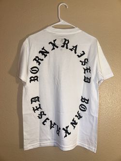 Born X Raised White T-Shirt Size MEDIUM Brand New 