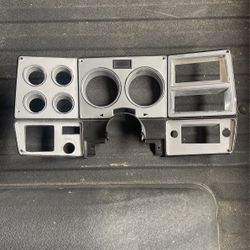 75-80 chevy GMC pickup truck dash bezel gauge cluster cover 