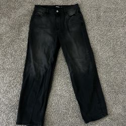 RSQ loose fit 30x30  black jeans