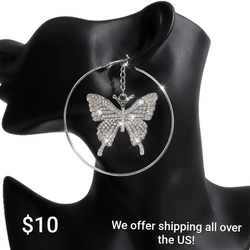 Butterfly earrings