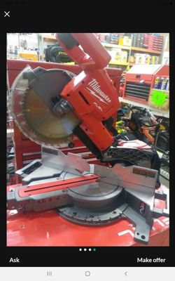 MILWAUKEE M18 FUEL BRUSHLESS 10"IN SLIDING MITER SAW TOOL ONLY NEW