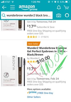 Wunderbrow Wunder2 Black Brown New