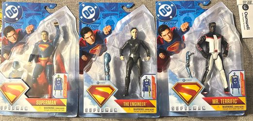 DC Superman Action Figure Package of 3