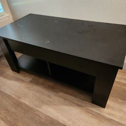 Black Lift-Top Coffee Table