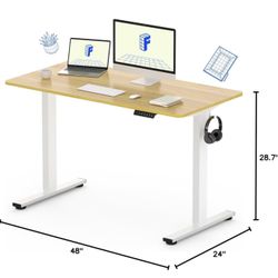 Brand New Maple Standing Desk (Motorized!)