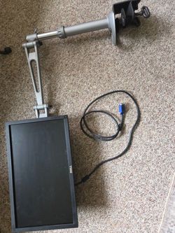 Monitor desk mount awesome