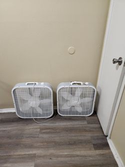 Box Fans Used Condition Working Good $25  For Both