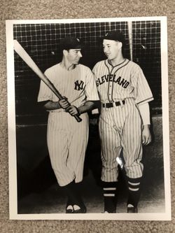 Feller and DiMaggio 8x10