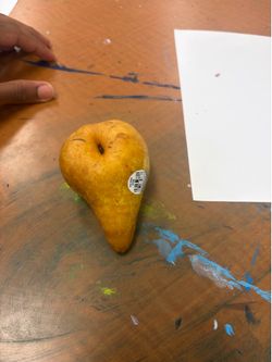 Oddly shaped Pear