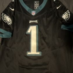 Men's Philadelphia Eagles Jalen Hurts Nike Black Alternate Vapor F.U.S.E. Limited Jersey