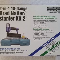 2-in-1 Air Nailer/Stapler