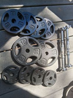 52 lb set of adjustable dumbbells