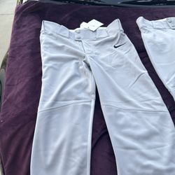 Nike grey baseball pants