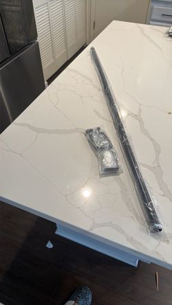 Black curtain rod