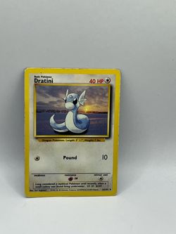 Pokemon Base Set Dratini Card #26