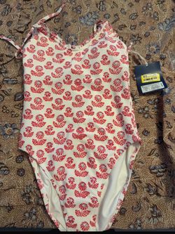 Women's Floral One-Piece Swimsuit with Tags
