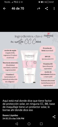 Cc Cream  Color Control 