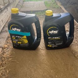 Two stroke oils, for yetski one is open but never used basically is new, the other one is like 3/4 of the gallons