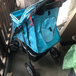 4 Wheels Pet Stroller 