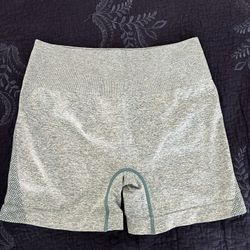 Greenish Blue ish/ Green Teal Heather Biker Shorts Size Large