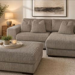 Lindyn Comfy Couch & Ottoman