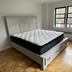 King Sized bed Frame With Storage
