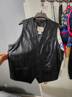 Leather vest