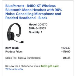 BlueParrott - B450-XT Wireless Headset