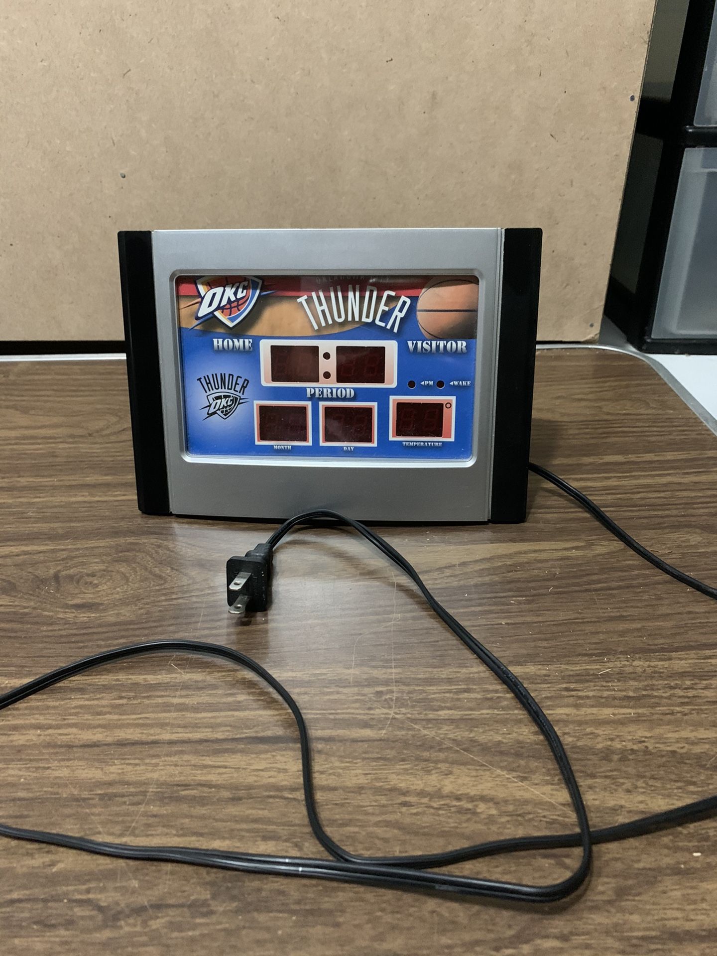 OKC Thunder Digital Clock