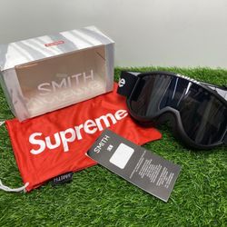 SUPREME SMITH GOOGLES CARIBOO BLACK WHITE JETSKI BEACH NEW SUNSHADES SNOW WATER SPORTS OUTDOORS A5